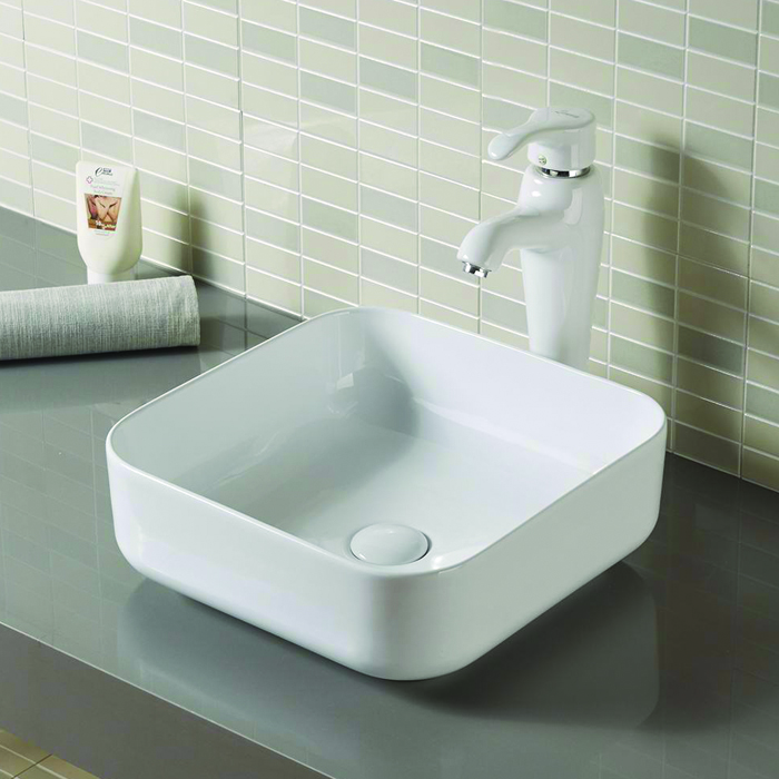 Lavabo rectangular pequeño