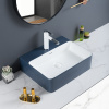 Lavabo tipo vasija de diseño elegante y estilizado con inspiración europea