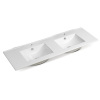 Lavabo de cerámica para baño Mueble de baño de cerámica de borde fino Lavabo para lavarse las manos Lavabo para inodoro