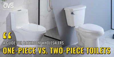 Inodoros de una pieza vs. de dos piezas: Guía para mayoristas de baños