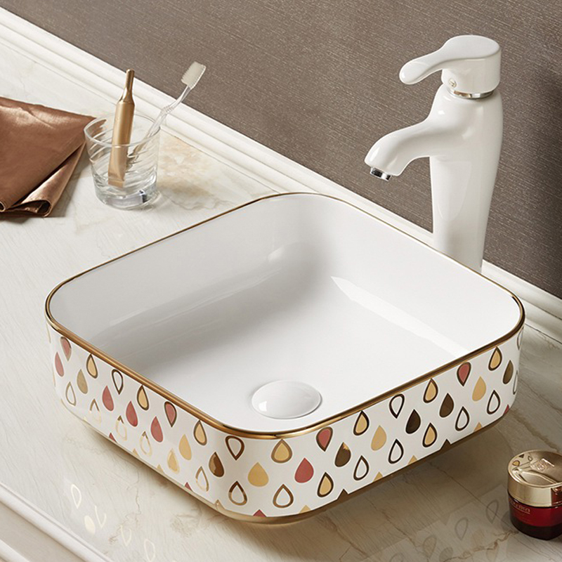 Lavabo de pedestal de porcelana vitrificada de tamaño pequeño