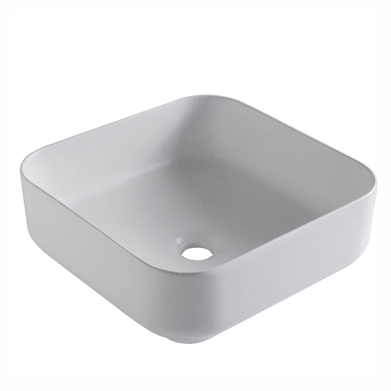 Lavabo de pedestal de porcelana vitrificada de tamaño pequeño