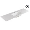 Lavabo de baño rectangular de 18" de ancho