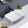 Lavabo de cerámica gris para baño