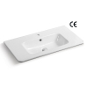 Lavabos de baño modernos rectangulares con cuentas circulares