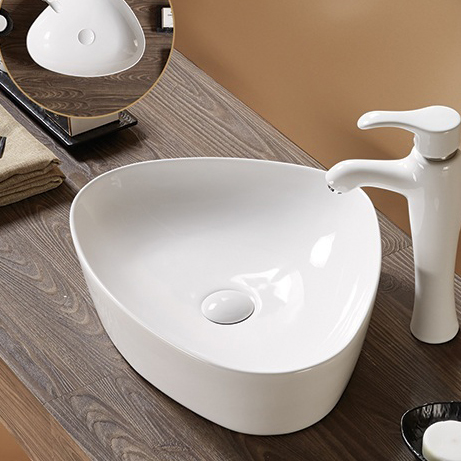 Triangle Shape Table Top Bathroom Sinks