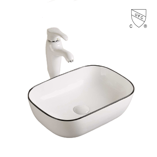 White Porcelain Apron Front Bathroom Sinks For Sale