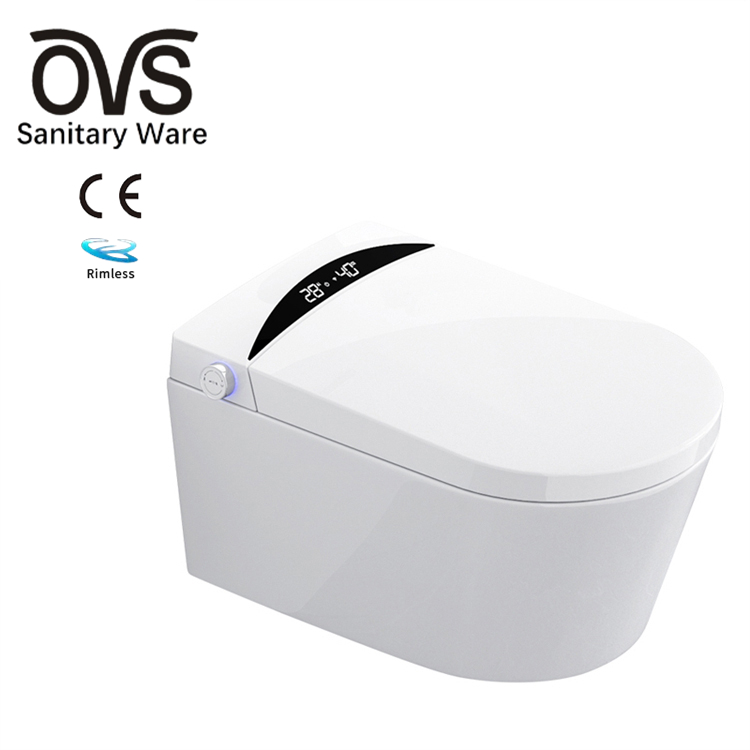 White Toilet Bathroom Sanitary Ware Closet Wc Bowl Oem Intelligent Smart Toilet