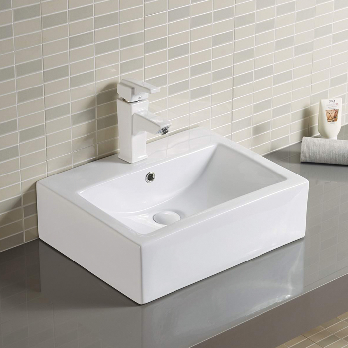 Hotel Ceramic Wash Basin Single Basin